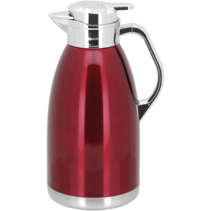 Garrafa Térmica Thermo Inox Parede Dupla 2L Vermelho